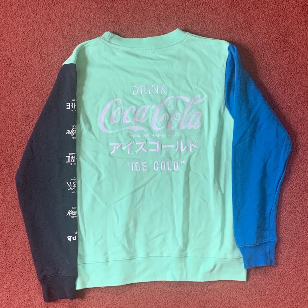 Coca-Cola Colorblock Sweatshirt - Picture 5 of 6